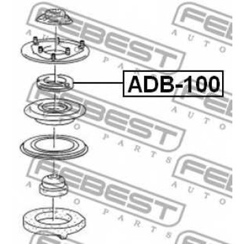 Подшипник опоры стойки амортизатора FEBEST ADB-100-1