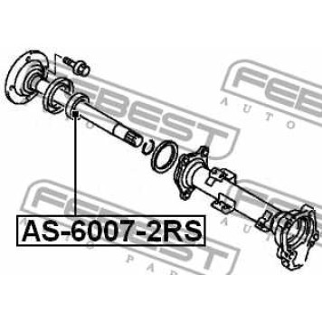 Подшипник FEBEST AS-6007-2RS-3