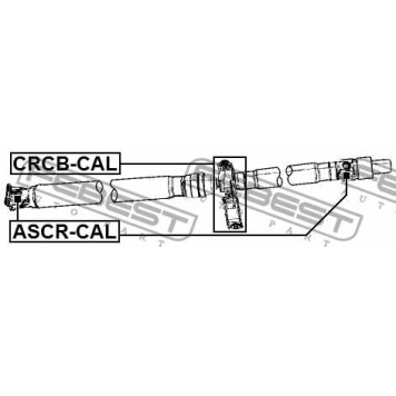Шарнир продольного вала FEBEST ASCR-CAL-2