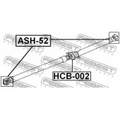 Шарнир продольного вала FEBEST ASIS-66