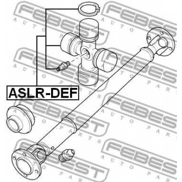 Шарнир продольного вала FEBEST ASLR-DEF