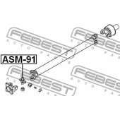 Шарнир продольного вала FEBEST ASM-76