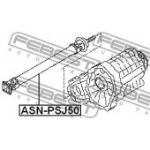 Карданный вал, главная передача FEBEST ASN-PSJ50
