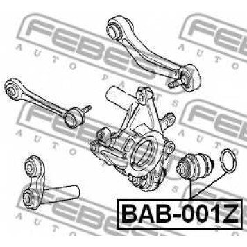Подвеска рычага независимой подвески колеса FEBEST BAB-001Z