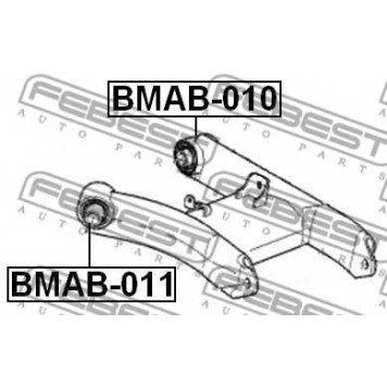 Подвеска рычага независимой подвески колеса FEBEST BMAB-010-1