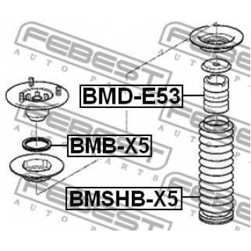 Амортизатор передний для BMW X5(E53) <b>FEBEST BMD-E53</b>