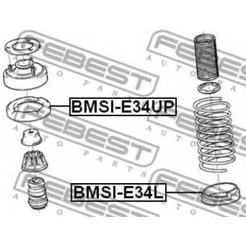 Тарелка пружины FEBEST BMSI-E34L-1