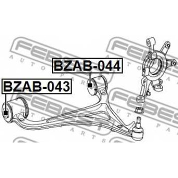 Подвеска рычага независимой подвески колеса FEBEST BZAB-044-1