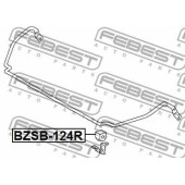 Опора стабилизатора FEBEST BZSB-124R
