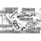 Втулка рычага колесной подвески FEBEST CDAB-017Z