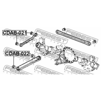 Подвеска рычага независимой подвески колеса FEBEST CDAB-021-1