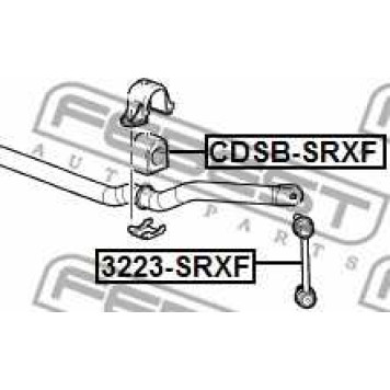 Опора стабилизатора FEBEST CDSB-SRXF