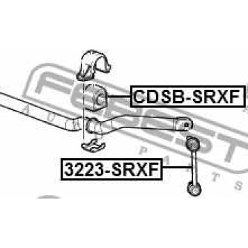 Опора стабилизатора FEBEST CDSB-SRXF-2