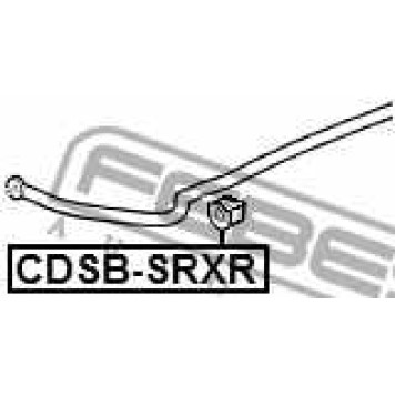 Опора стабилизатора FEBEST CDSB-SRXR-2