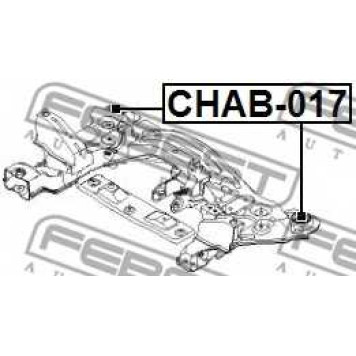 Втулка балки моста FEBEST CHAB-017