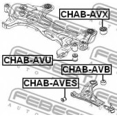 Подвеска рычага независимой подвески колеса FEBEST CHAB-AVB