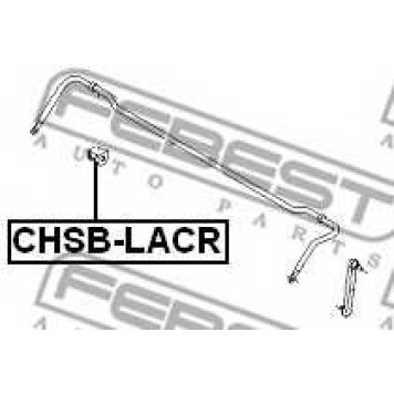 Опора стабилизатора FEBEST CHSB-LACR