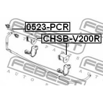 Опора стабилизатора FEBEST CHSB-V200R-1