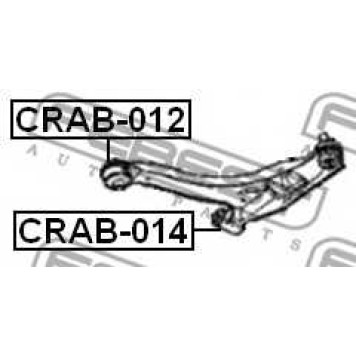 Подвеска рычага независимой подвески колеса FEBEST CRAB-014-1