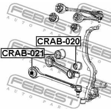 Подвеска рычага независимой подвески колеса FEBEST CRAB-021