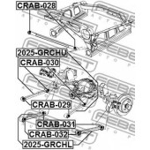 Подвеска рычага независимой подвески колеса FEBEST CRAB-029