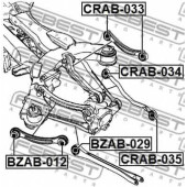Подвеска рычага независимой подвески колеса FEBEST CRAB-034