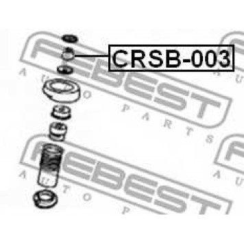 Дистанционная труба, амортизатор FEBEST CRSB-003