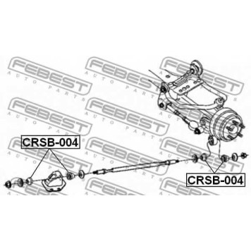 Подвеска рычага независимой подвески колеса FEBEST CRSB-004-1