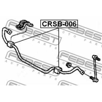 Опора стабилизатора FEBEST CRSB-006-1