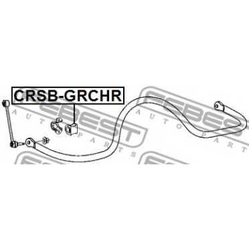 Опора стабилизатора FEBEST CRSB-GRCHR-1