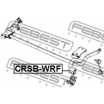 Опора стабилизатора FEBEST CRSB-WRF-1