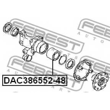 Подшипник ступицы колеса FEBEST DAC386552-48