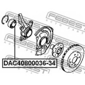 Подшипник ступицы колеса FEBEST DAC40800036-34