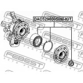 Комплект подшипника ступицы колеса FEBEST DAC52960050M-KIT