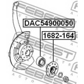 Подшипник ступицы колеса FEBEST DAC54900050