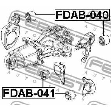 Опора, дифференциал FEBEST FDAB-041-1
