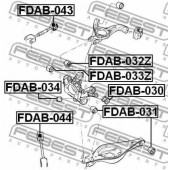 Подвеска рычага независимой подвески колеса FEBEST FDAB-044