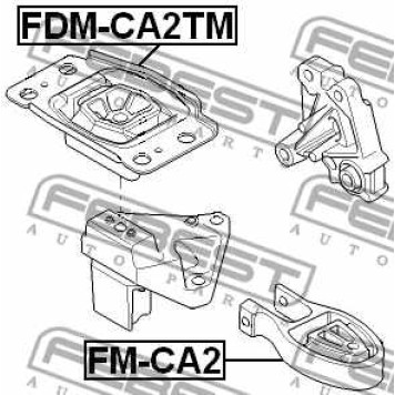 Подвеска двигателя FEBEST FDM-CA2TM-2