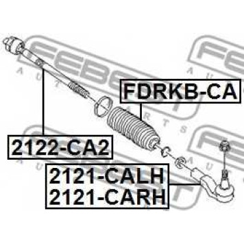 Пыльник рулевого управления FEBEST FDRKB-CA-1