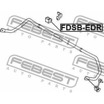 Опора стабилизатора FEBEST FDSB-EDR-2