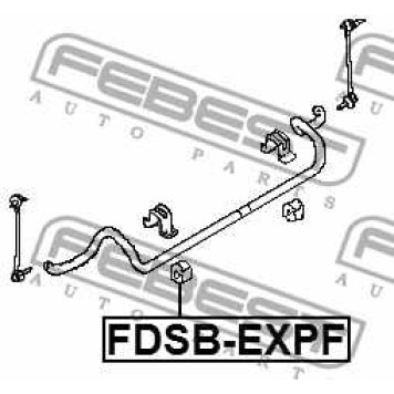 Опора стабилизатора FEBEST FDSB-EXPF-1