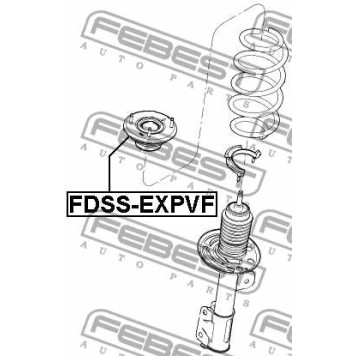 Подвеска амортизатора FEBEST FDSS-EXPVF-2