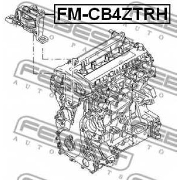 Подвеска двигателя FEBEST FM-CB4ZTRH-1