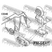 Подвеска автоматической коробки передач FEBEST FM-GEAT