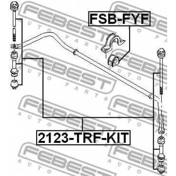 Опора стабилизатора FEBEST FSB-FYF-1