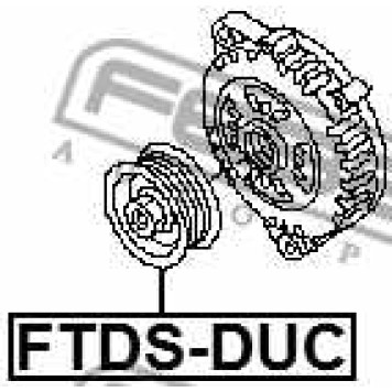 Ременный шкив, генератор FEBEST FTDS-DUC-2