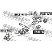 Втулка рычага колесной подвески FEBEST HAB-026