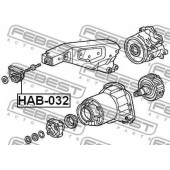 Опора, дифференциал FEBEST HAB-032