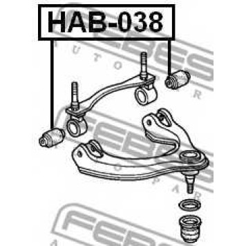 Подвеска рычага независимой подвески колеса FEBEST HAB-038