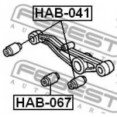 Подвеска рычага независимой подвески колеса FEBEST HAB-067